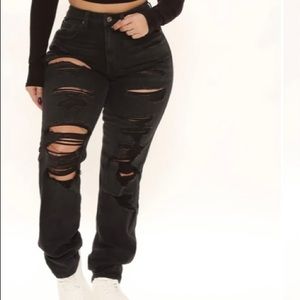 Black Fashion Nova Jeans